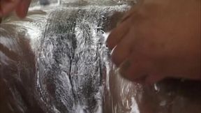 Insatiable Ebony MILF Shaved Smooth Before Double Teaming