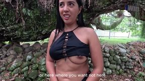 Public Park Squirt: Horny MILF Outdoor Solo Play