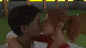My Stepbrother's Wife #59 - John got a passionate kiss from Jennifer - Demo