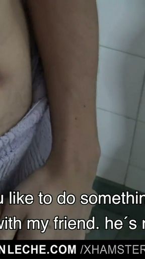 Thick Latinos Fuck In Gym Shower   Clip 2