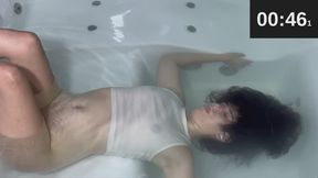 BREATH CONTROL AND WET T-SHIRT IN THE JACUZZI