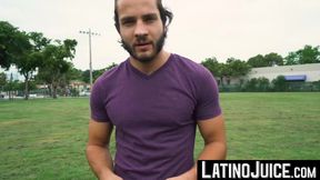 Jacked stud Dante Drackis paid to play with my long horny cock