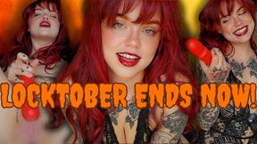 Locktober Ends NOW! (with Cum Countdown) - Ginger Rae