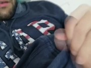 Quickie jerk off at home cum - Camilo Brown