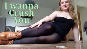 Lick my dirty heels and then I will crush you with my thick thighs and heels - Femdom - Agnes Rose