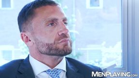 Boss Sean Weiss moan from hardcore ass breeding by Emir Boscatto