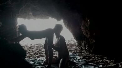 Outside Beach Cave Petite Amateur Squirted Rough With Cumshot Orgasm