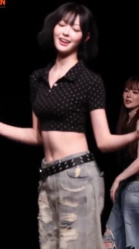 K-pop star on stage