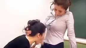 Alluring Asian Beauty Straps On For Hot Chair Ride Showdown