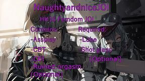 HK416 JOI (Assplay, cei, ruined orgasm)