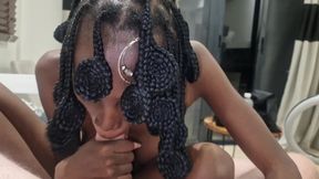 Marathon Blowjob - Sucked and Edged My White Daddy so Good He Almost Forgot Recording