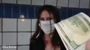 Nika Royal - Real Russian Prostitute Anal Fuck For $100 In The Subway. Client Cum In Me