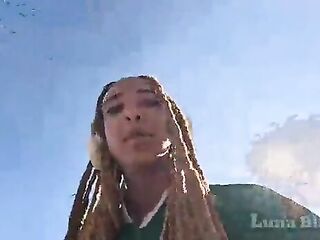 I Meet a Stud on the Street and this guy Destroys my Cunt and Makes me Swallow his Cum - Luna Blackx