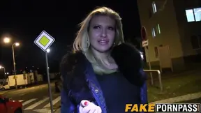 Blonde chick Cristal filled up hard