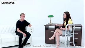 Wendy has Five Beads in Pussy, but Lacks of a Hard Dick at the Audition