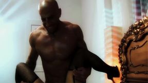 Horny Eva Angelina Dominated and Fucked Hard by Bald Stud