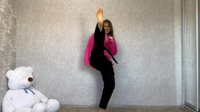 Karate Aura POV – Powerful Kicks, Strong Legs & Teasing Foot Domination