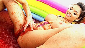Sammy Jayne And Krystal Webb Fuck In A Pool Of Jelly - BANG!