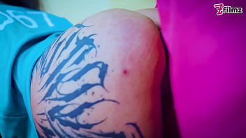 Squirt Games: 100% ANAL for skinny tattoo babe - balls deep, ATM, facial, swallow