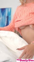 Athena Fleurs Teases Stepbrother into a Blonde Creampie Bonanza