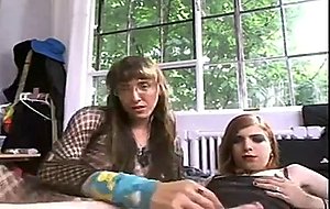 Crossdressers webcam twosome