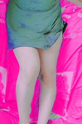 Playful Trans Girl Trying on Cute Summer Dress