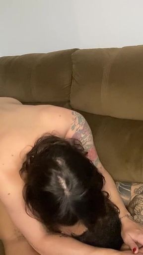 Cum and Pee on His Face
