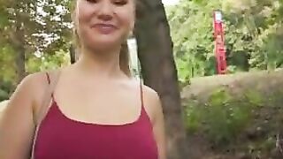Cute girl doesnt wear panties