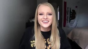 American Blonde Pornstar Paris White Loves To Chat!