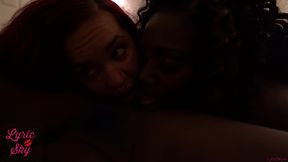 lyric sky, santana red, moe rayna succubus seduction threeway lesbian sensation