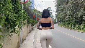 I Suck a Stranger&#039;s Cock in a Car on the Highway - Luna Vitaler and Max Betancur