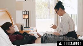 Curvy Teacher Dana Vespoli Comforts Her Injured Student with Passionate Care
