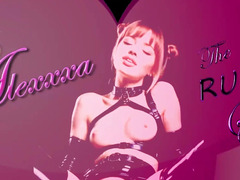 Kinky TS In Rubber Slutwear Takes A Machine Dildo Deep In Her Sissy Asspussy