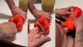 testei o brinquedo que ganhei da minha amiga