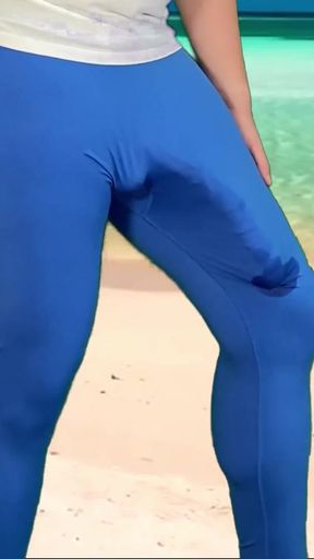 Must-see moment from &quot;Monster cock hands free cumshot on the beach&quot;