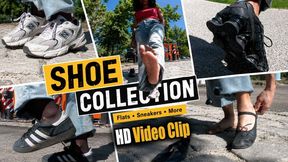 HD clip | Mariella’s Well-Worn Favorite Shoes | Old Sneakers, Used Ballet Flats, Worn Soles, Shoe Close-Ups & Footwear