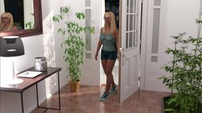 Jordan Tired of 42 Years Old Wrinles and Alex Got Hard On From Glenn's Tight Hug