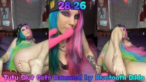 28:26- Tutu Slut Gets Rammed by Bluetooth Dildo