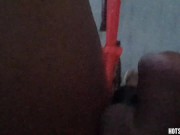 Naked Cycling and Close-Up of My Cock on Public Road