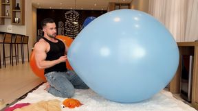 Massive Balloon Ride Explosion 7 Giant 40 Popped 80 Finale