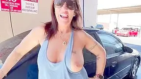 Melons Out At The Carwash Then A Head Cumkiss