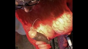 Behind the Scene 12 inch Black Thunder dildo