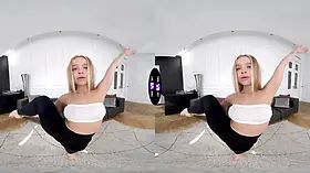 Horny calibri frigs her Wet Pussy after yoga sesh - teenmegaworld