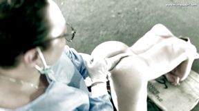 dominatrix mistress april - piggy pegging at the abattoir