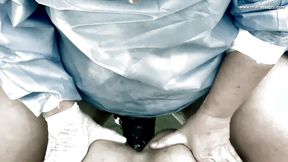 dominatrix mistress april - piggy pegging at the abattoir