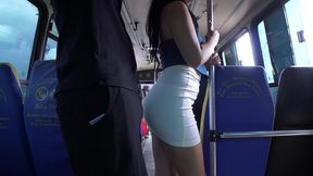 sylenna gets touched and fucked by a stranger on public transport