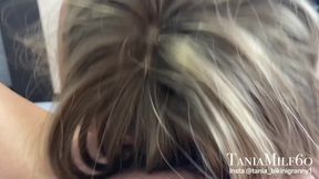 Milf sloppy blowjob swallow