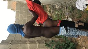 Risky Outdoor Sex These Boys Were Nearly Caught by Security Officers While Film but the Finally Escape From the Police