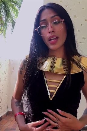 Gisele Amore's Ancient Egyptian Giantess Domination 4K POV Shrinking Fantasy Awaits!