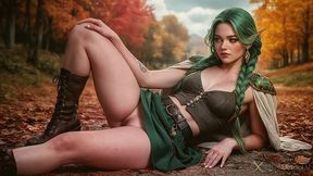 i caught a green-haired elven girl masturbating in the park...i showed her how to behave in public places - with my big black cock!! [ai]